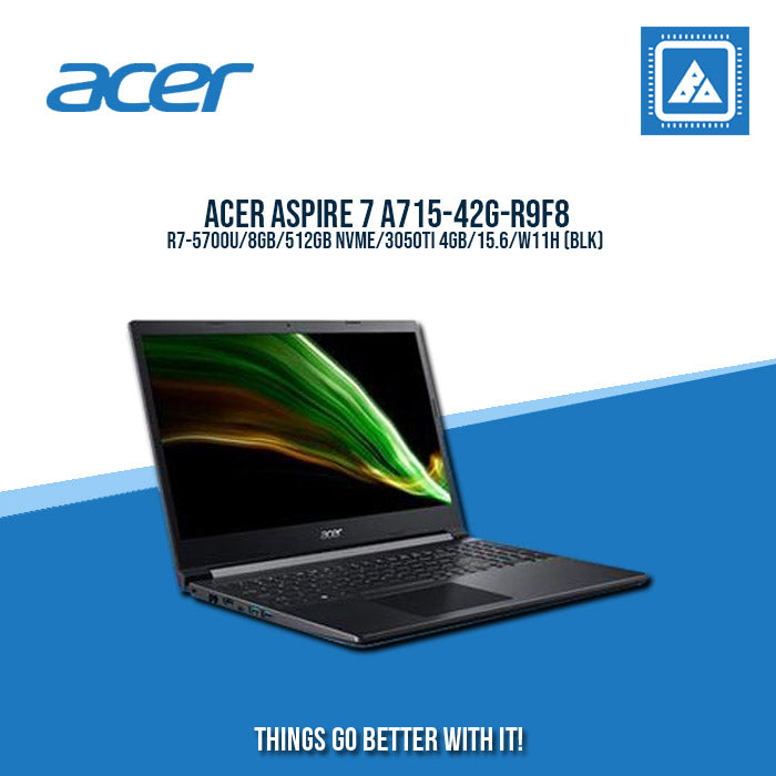 ACER ASPIRE 7 A715-42G-R9F8 R7-5700U RTX 3050TI | BEST FOR GAMING AND AUTOCAD LAPTOP ACER ASPIRE 7 A715-42G-R9F8 R7-5700U RTX 3050TI | BEST FOR GAMING AND AUTOCAD LAPTOP
